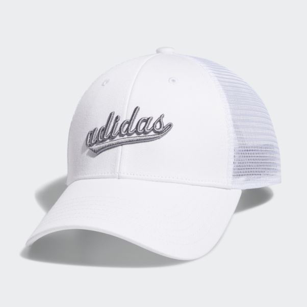 Casquette Trucker En Filet Adidas Blanche