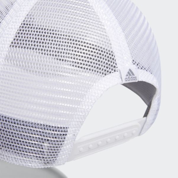 Casquette Trucker En Filet Adidas Blanche