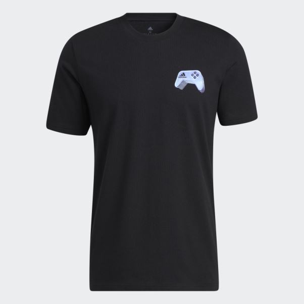 T-shirt Graphique De Jeu à Changement De Couleur Adidas Noir