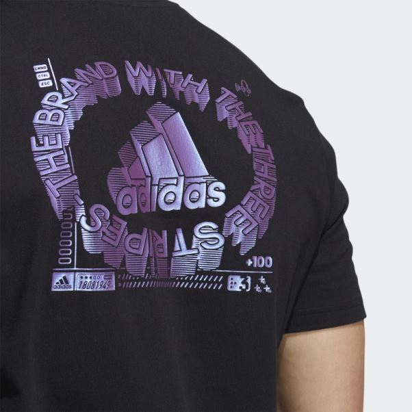 T-shirt Graphique De Jeu à Changement De Couleur Adidas Noir