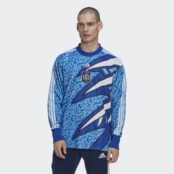 Maillot De Gardien Bahia Espagne Icon Bleu Clair Adidas