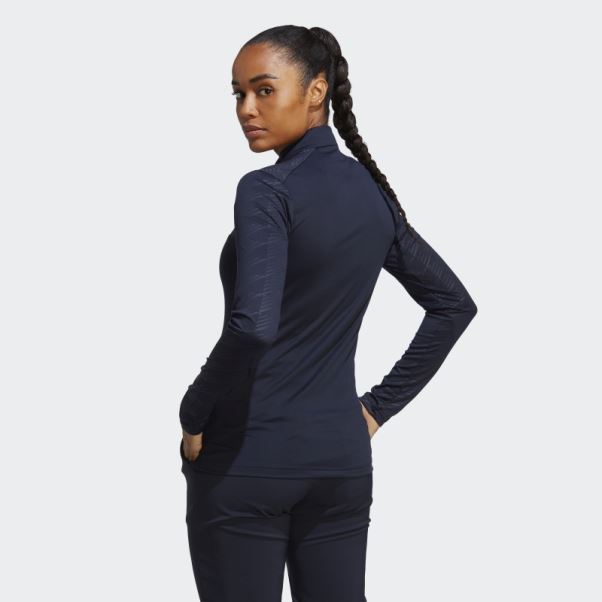 Encre Terrex Multi Haut à Manches Longues Demi-zip Adidas