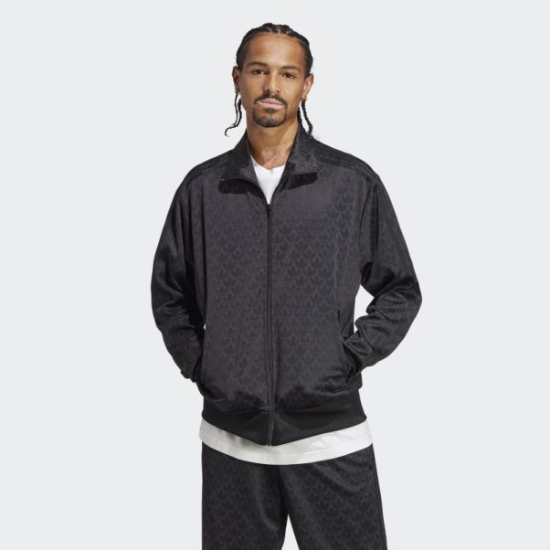 Veste De Survêtement Monogram Graphique Noir Adidas