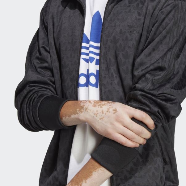 Veste De Survêtement Monogram Graphique Noir Adidas
