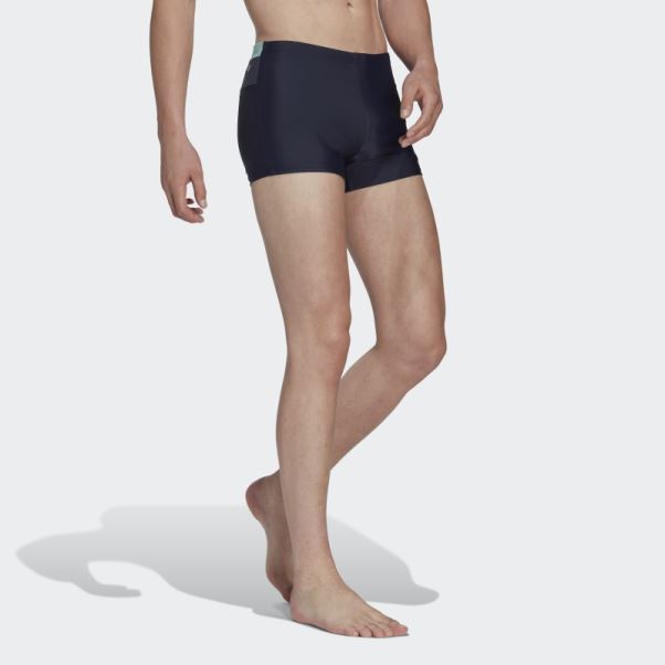 Boxer De Bain Color Block Encre Adidas
