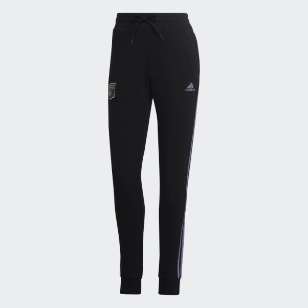 Pantalon De Survêtement Sweat Olympique Lyonnais Adidas Noir