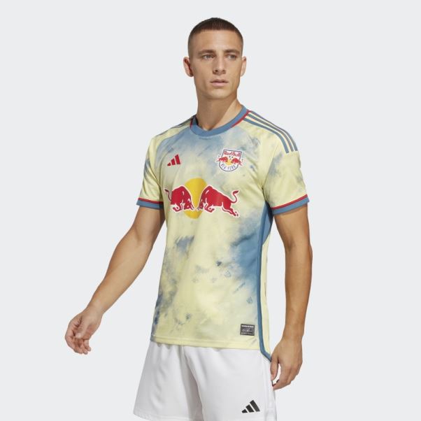 Maillot Adidas New York Red Bulls 23/24 Home Authentique Citrine Perle