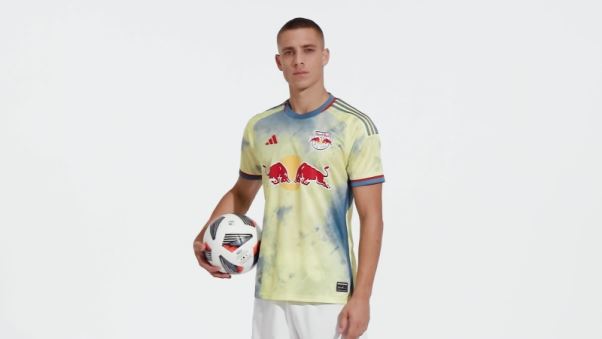 Maillot Adidas New York Red Bulls 23/24 Home Authentique Citrine Perle