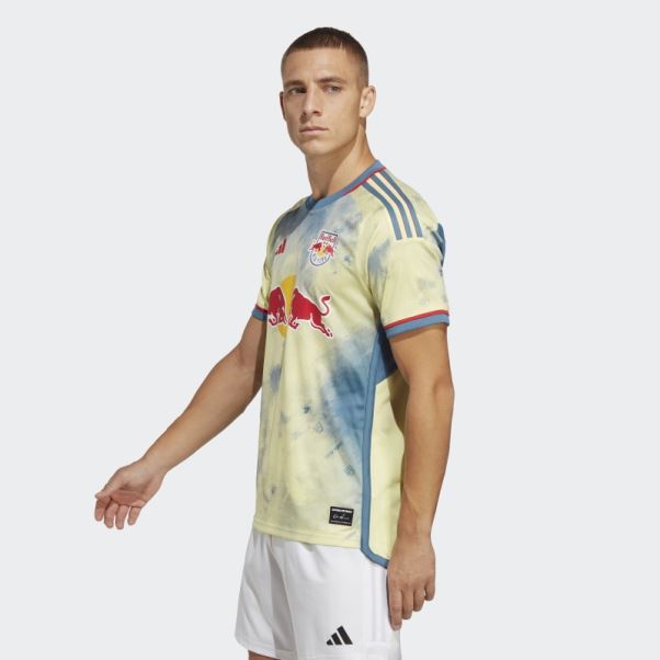 Maillot Adidas New York Red Bulls 23/24 Home Authentique Citrine Perle