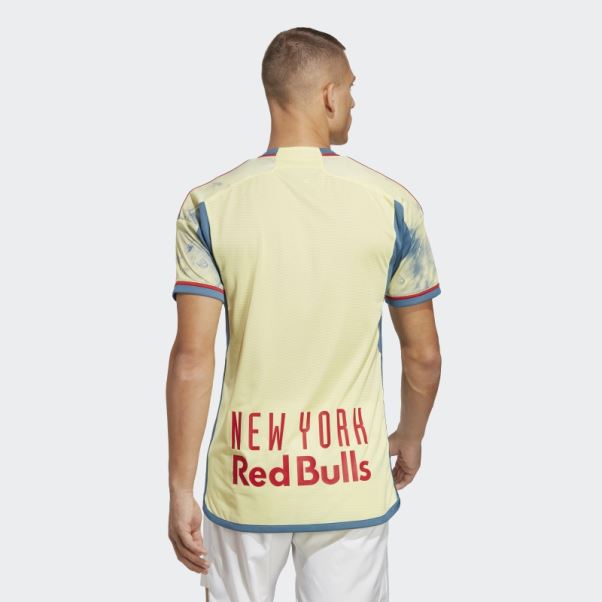Maillot Adidas New York Red Bulls 23/24 Home Authentique Citrine Perle