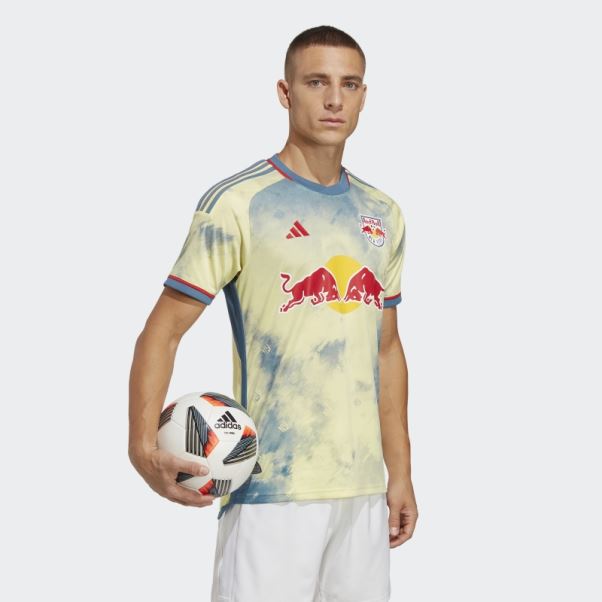 Maillot Adidas New York Red Bulls 23/24 Home Authentique Citrine Perle