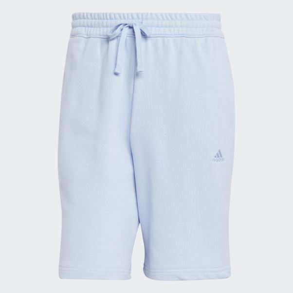 Adidas Bleu Aube Tout Szn Français Terry Short élégant