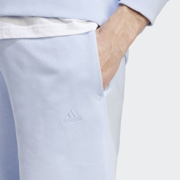 Adidas Bleu Aube Tout Szn Français Terry Short élégant