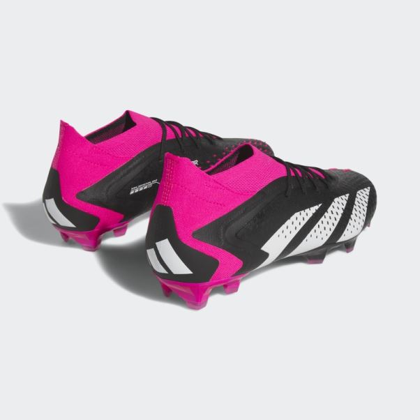 Predator Precision.1 Chaussures De Sol Ferme Noir Adidas