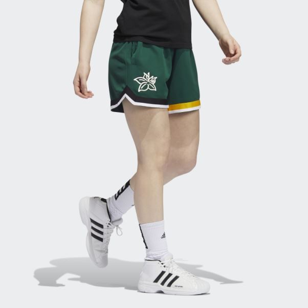 Short Adidas Candace Parker Vert Foncé