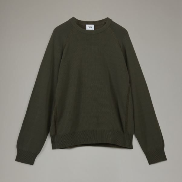 Pull Ras Du Cou Adidas Y-3 Classique En Maille
