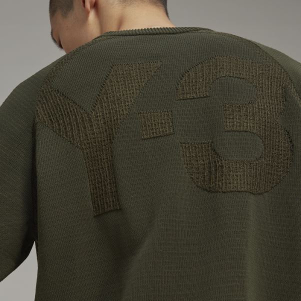 Pull Ras Du Cou Adidas Y-3 Classique En Maille
