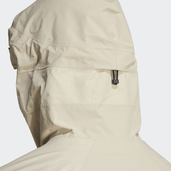 Terrex Utilitas Rain.rdy Veste De Pluie 2,5 Couches Savane Adidas