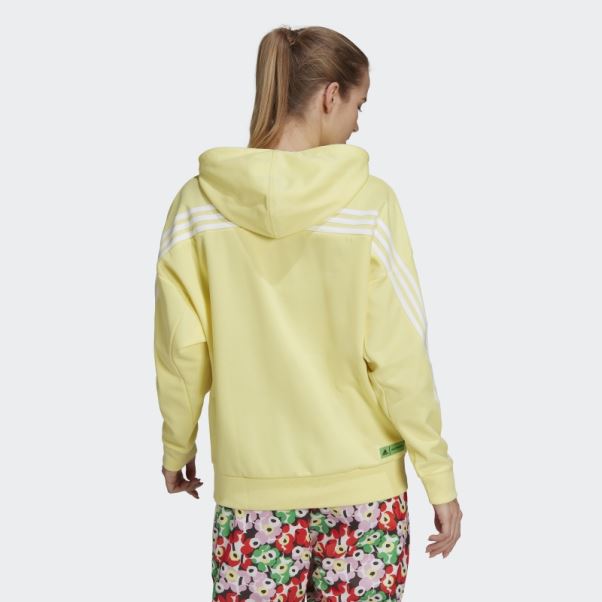Perle Citrine Adidas X Marimekko Sweat à Capuche Chaud