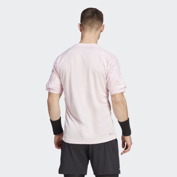Melbourne Tennis Heat.rdy Tee Raglan Rose Adidas