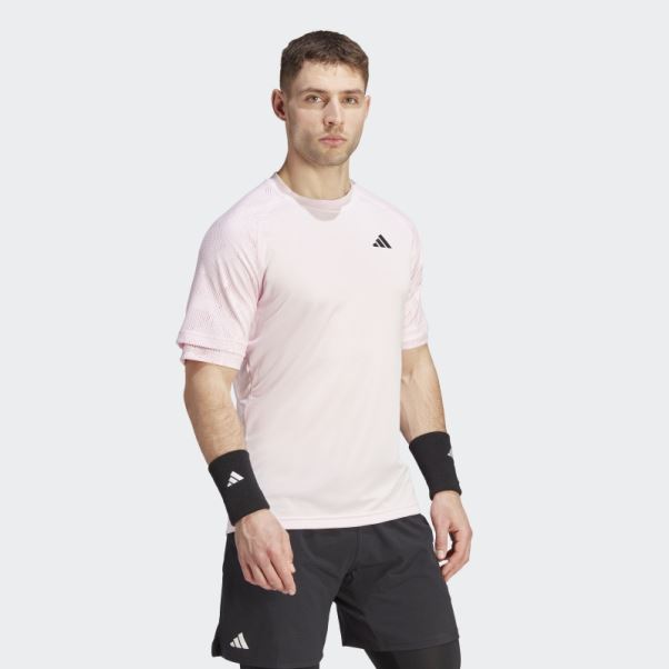 Melbourne Tennis Heat.rdy Tee Raglan Rose Adidas
