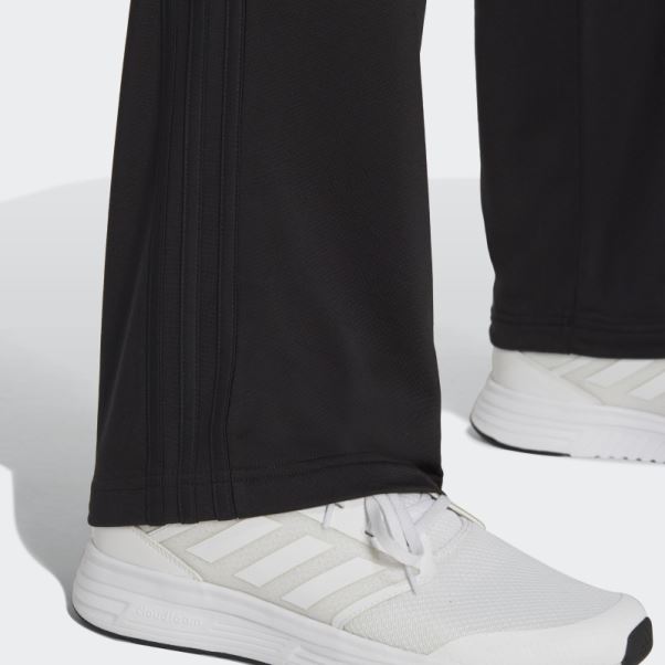 Pantalon De Survêtement Adidas Primegreen Essentials Warm-up Ourlet Ouvert 3 Bandes Noir