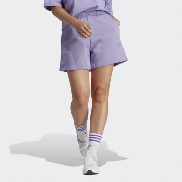 Short Adicolor Essentials French Terry Adidas Lilas