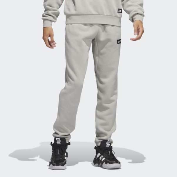 Pantalon Adidas Légendes Gris Métallisé