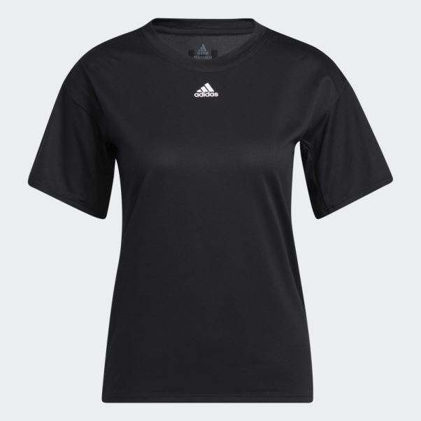 T-shirt Aeroready à 3 Bandes D'entraînement Noir Adidas