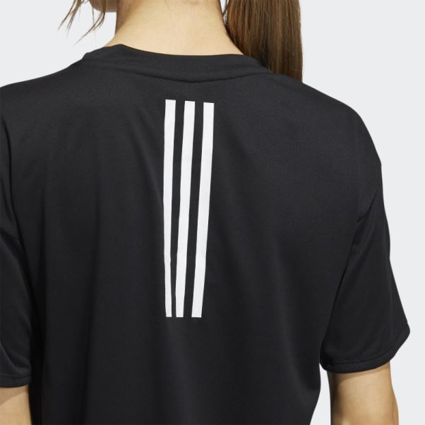 T-shirt Aeroready à 3 Bandes D'entraînement Noir Adidas