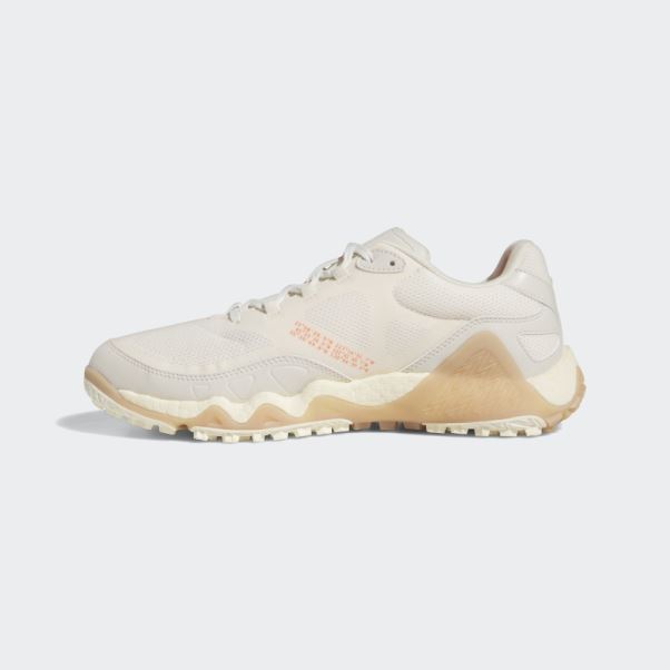 Adicross Lo Boost Chaussures De Golf Adidas Blanc