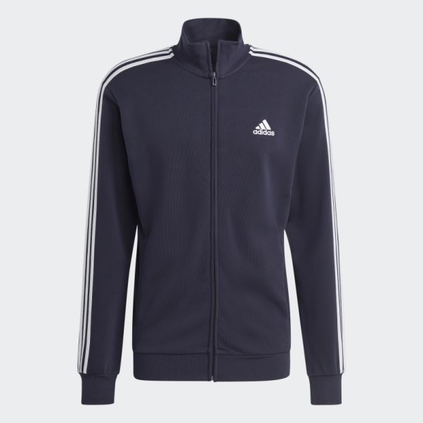 Survêtement Basic 3 Bandes French Terry Encre Adidas