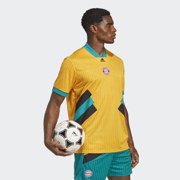 Maillot Adidas Fc Bayern Icon Doré