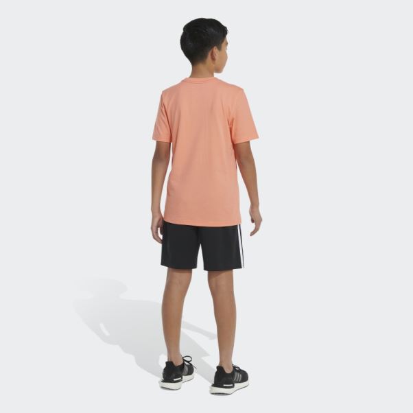 Tee Shirt Camo Logo Corail Adidas