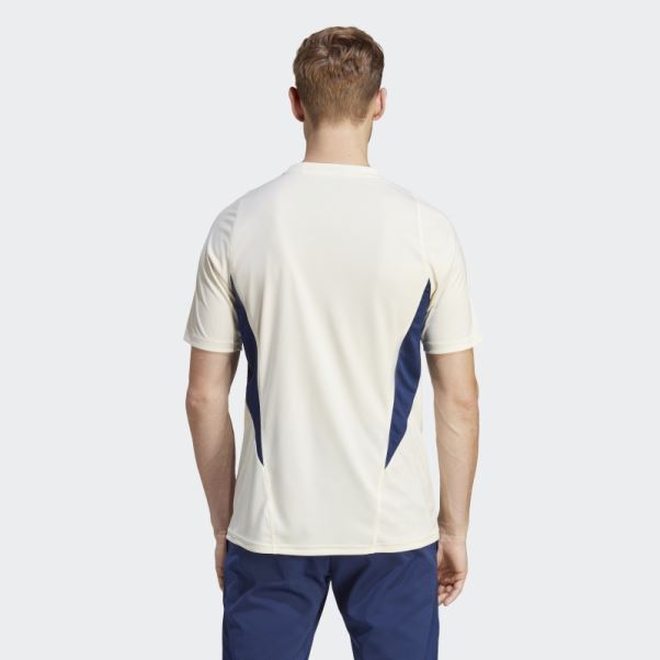 Adidas Italie Tiro 23 Maillot D'entrainement Blanc