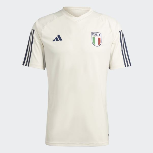 Adidas Italie Tiro 23 Maillot D'entrainement Blanc