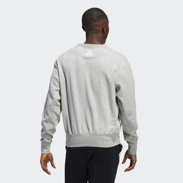 Sweat Gris Moyen Adidas Vintage Crew