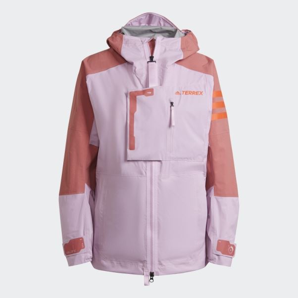 Veste De Randonnée Adidas Lilas Terrex Xploric Rain.rdy