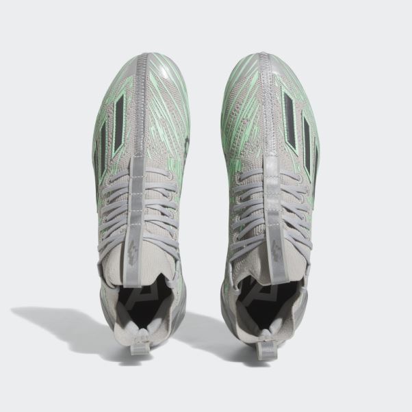 Adizero Primeknit Flash Crampons Gris Adidas
