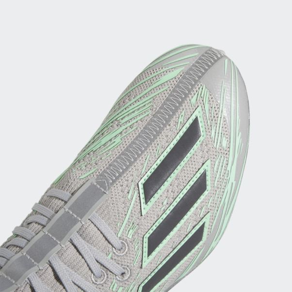 Adizero Primeknit Flash Crampons Gris Adidas
