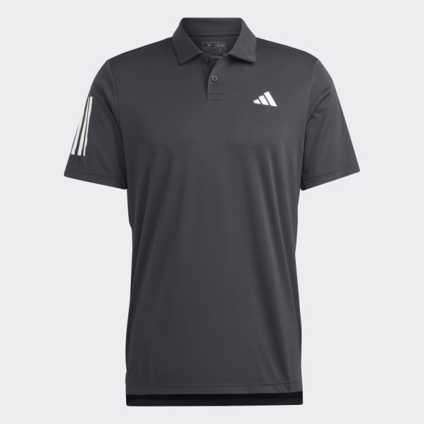 Polo De Tennis Adidas Club 3 Bandes Noir