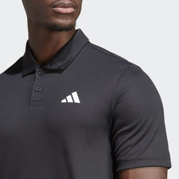 Polo De Tennis Adidas Club 3 Bandes Noir