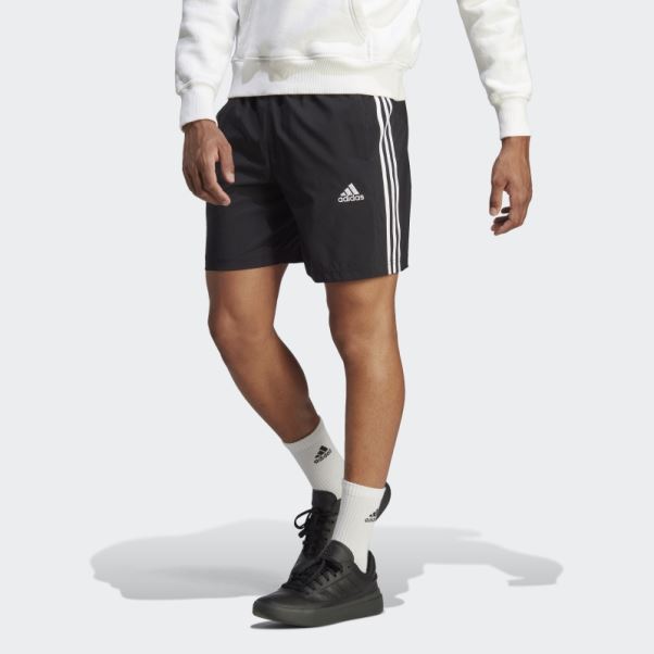 Short Aeroready Essentials Chelsea 3 Bandes Noir Adidas