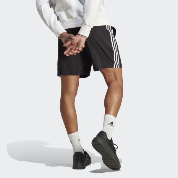 Short Aeroready Essentials Chelsea 3 Bandes Noir Adidas