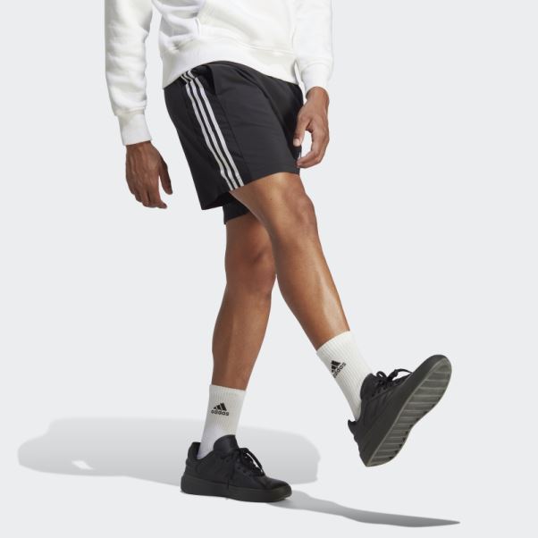 Short Aeroready Essentials Chelsea 3 Bandes Noir Adidas