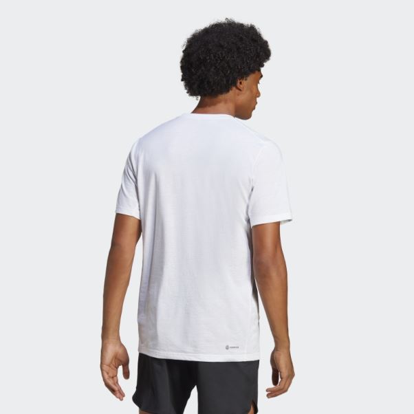 T-shirt D'entraînement à Logo Feelready Train Essentials Adidas Blanc