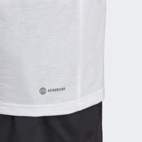 T-shirt D'entraînement à Logo Feelready Train Essentials Adidas Blanc