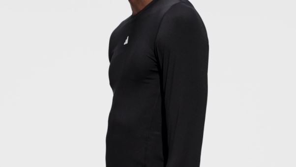 Adidas Techfit Training T-shirt Manches Longues Noir