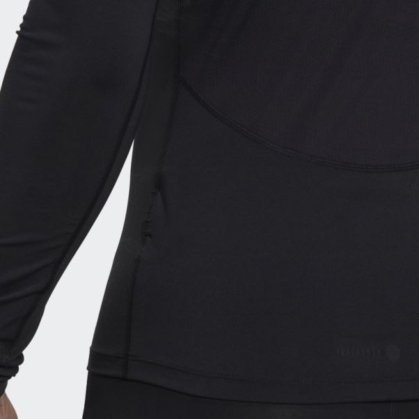 Adidas Techfit Training T-shirt Manches Longues Noir