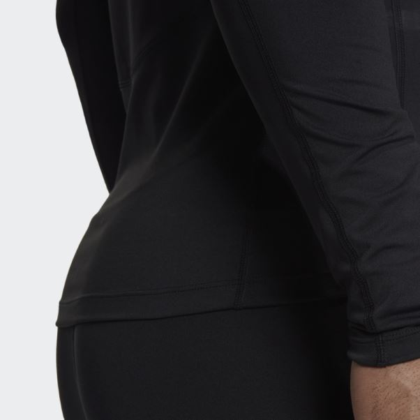 Adidas Techfit Training T-shirt Manches Longues Noir